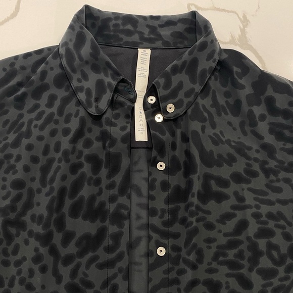Lululemon button up animal print shirt - Picture 3 of 11